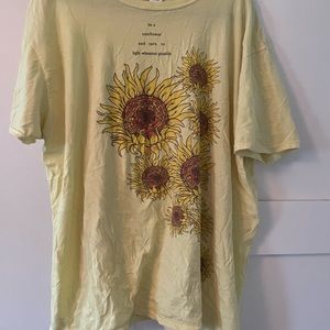 Sunflower shirt oversized